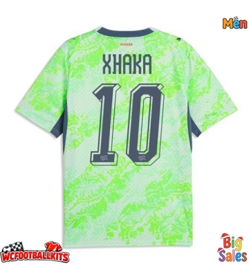 Switzerland Granit Xhaka #10 Replica Away Stadium Shirt World Cup 2026 Short Sleeve